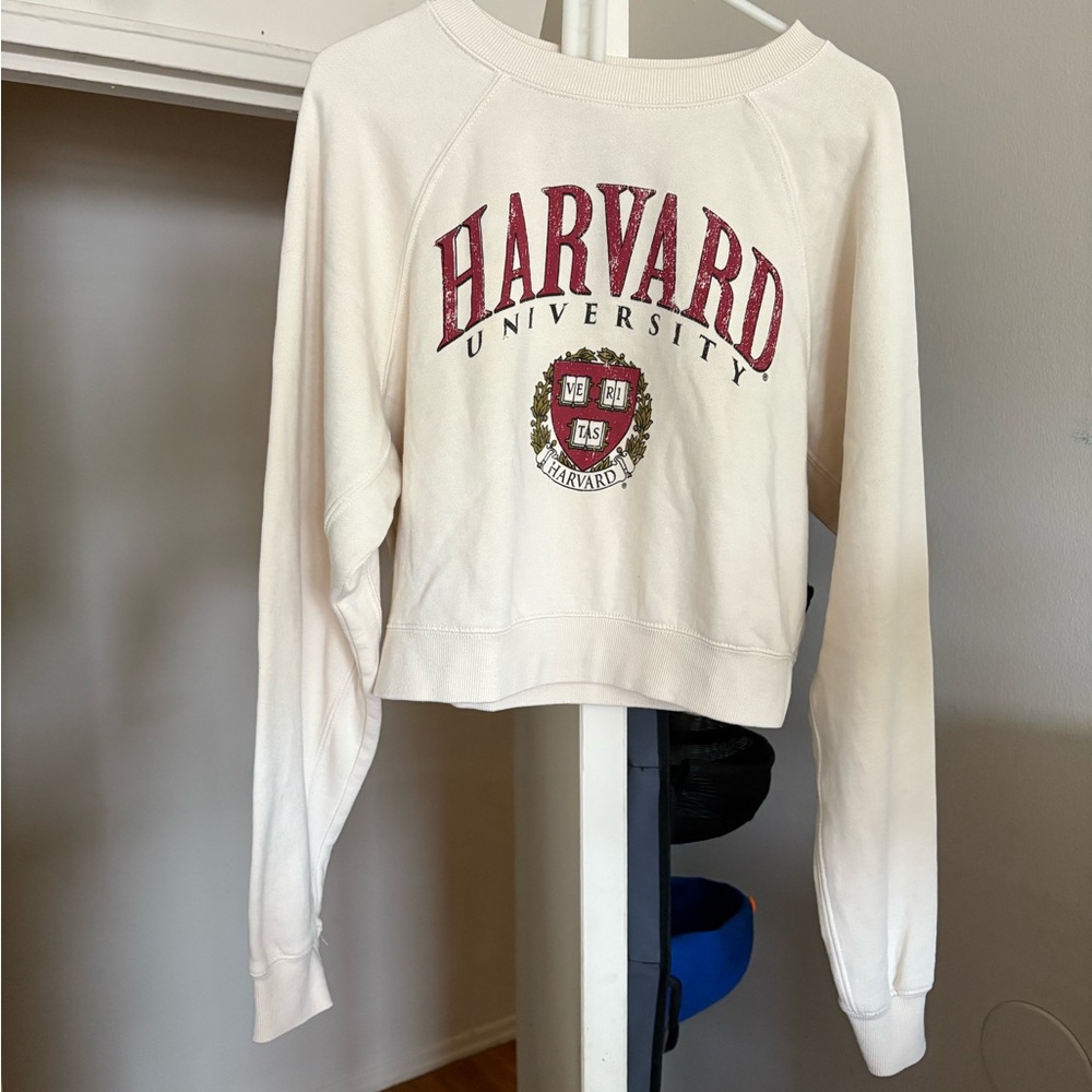 Harvard University Cream Sweatshirt